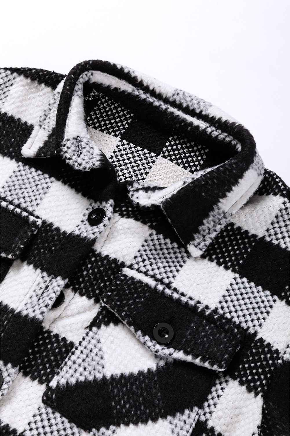 Black and White Glen Plaid Jacket