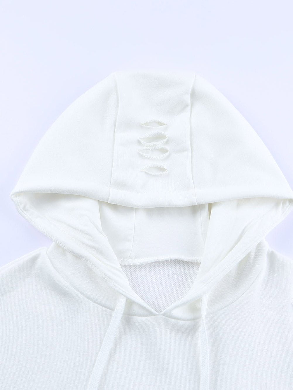 Versatile Distressed Hoodie