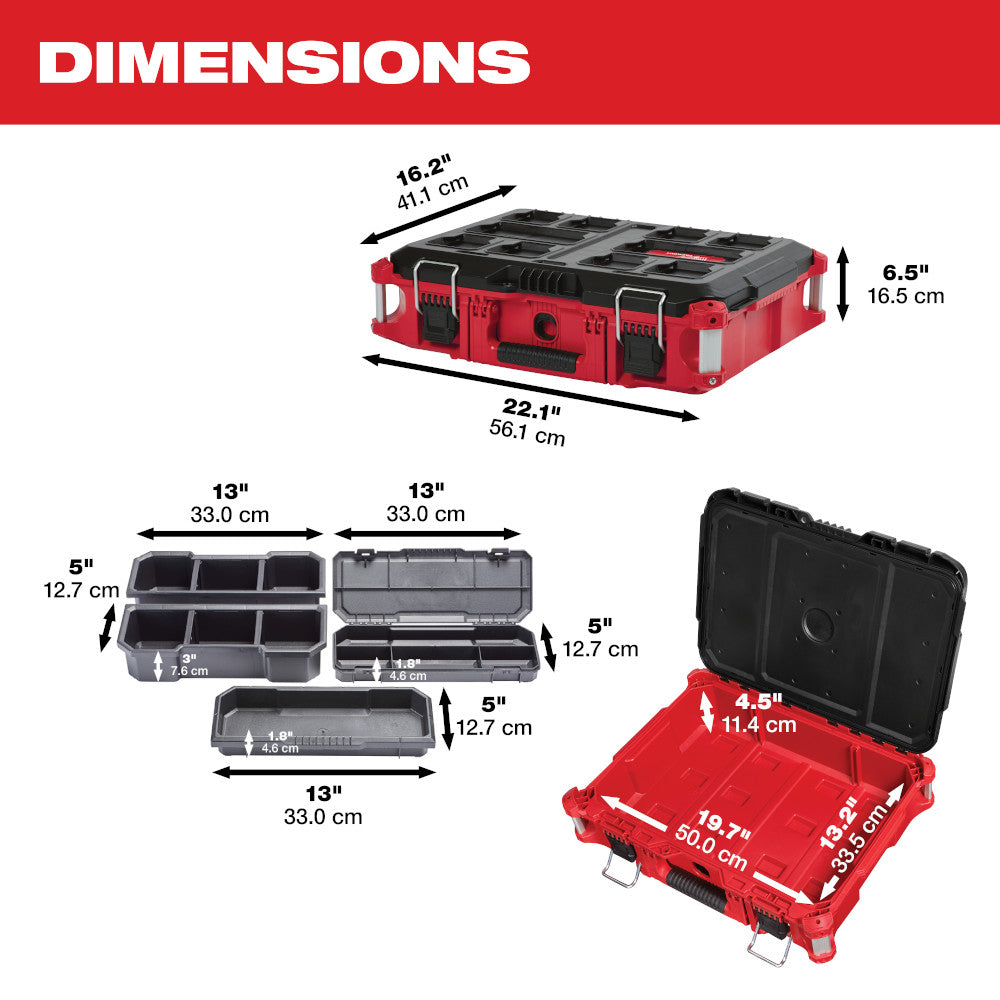 Caja de herramientas Milwaukee 48-22-8424 PACKOUT™