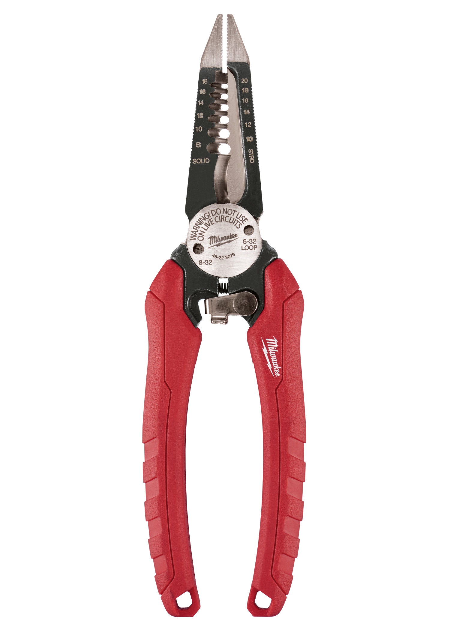 Alicates de corte combinados para electricistas Milwaukee 48-22-3079