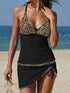 Summer Beach Leopard Print Tankini Set