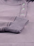 Drawstring V-Neck Hoodie with Front Pocket