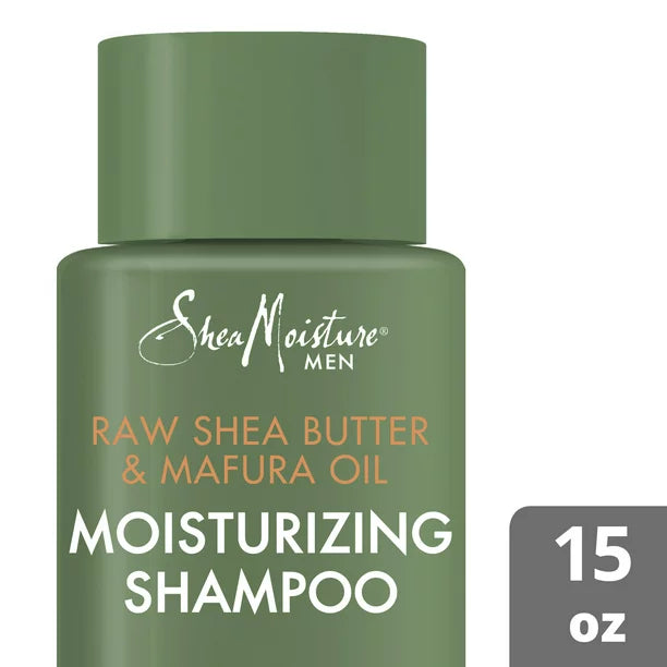Champú hidratante para hombres SheaMoisture de 15 onzas líquidas