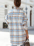 Women's Plaid Shirt Jacket