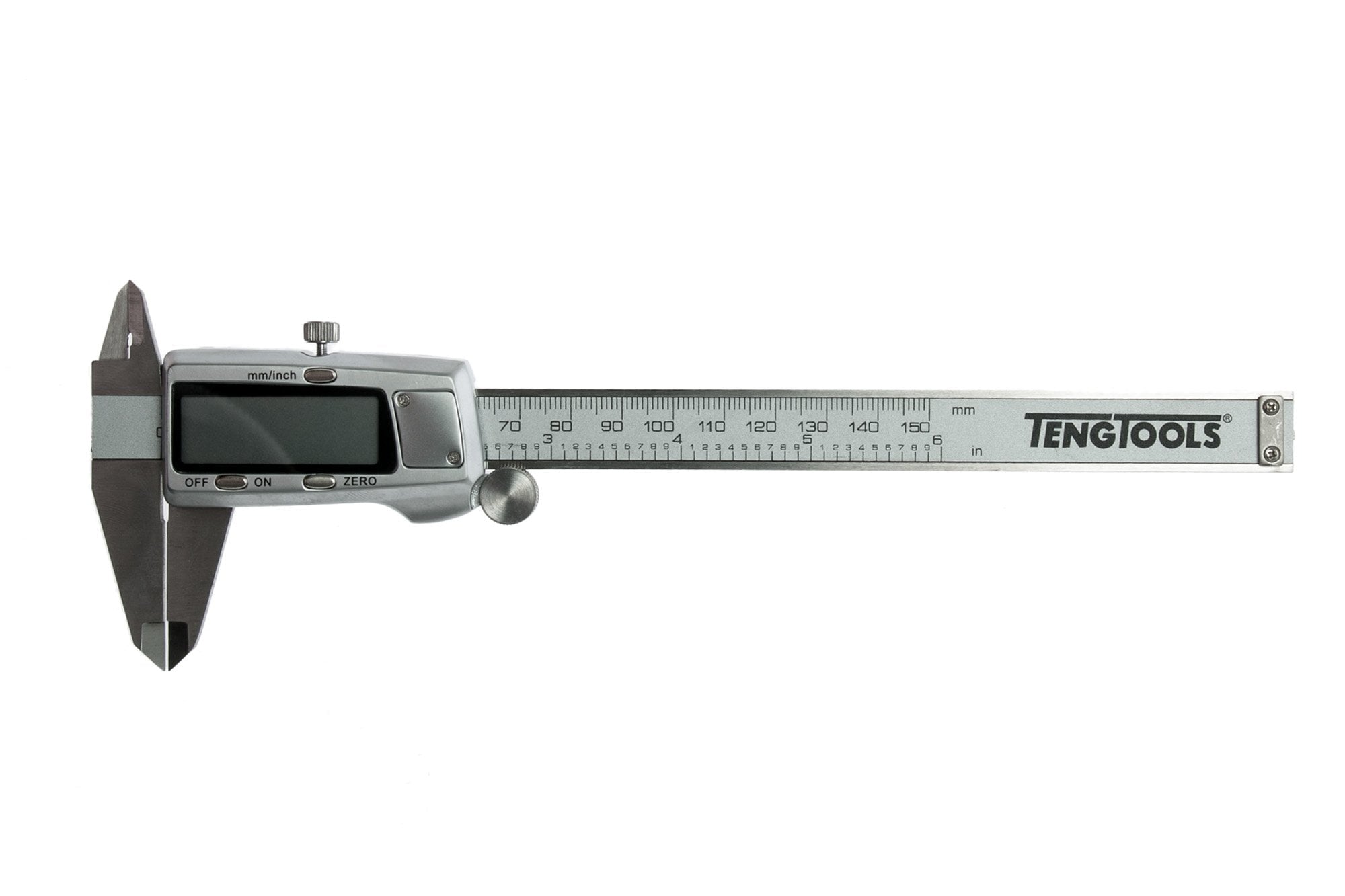 Teng Tools 150mm / 6 Inch 4 Function Metric and SAE Digital Calipers - CALD150