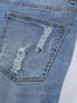 Patriotic Distressed Denim Shorts