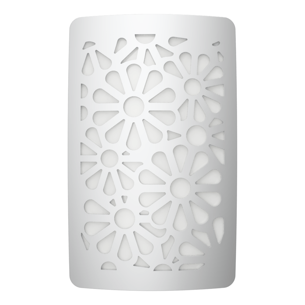 Lámpara de noche LED con diseño floral de níquel DecoPlug