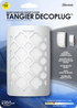 Lámpara de noche LED Tangier Nickel de DecoPlug