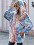 Drawstring Hooded Fleece Jacket
