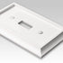 Deerfield White Wood - Placa de pared con 2 palancas