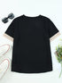 Relaxed Fit Lace Trim T-Shirt