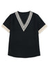 Relaxed Fit Lace Trim T-Shirt