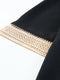 Relaxed Fit Lace Trim T-Shirt