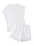 White Eyelet Playsuit