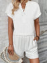White Eyelet Playsuit