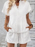 White Eyelet Playsuit