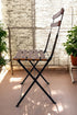 DemarForge Folding Chair 5508 - Stackable - European Chestnut Wood Clear Coated Slats (Set of 2)