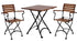 DemarForge Folding Square Table 4114 - Stackable - European Chestnut Wood Clear Coated