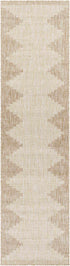 Alfombra beige para interior y exterior Djugun