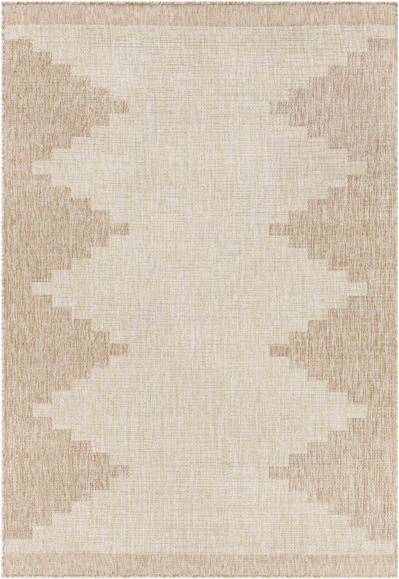 Alfombra beige para interior y exterior Djugun