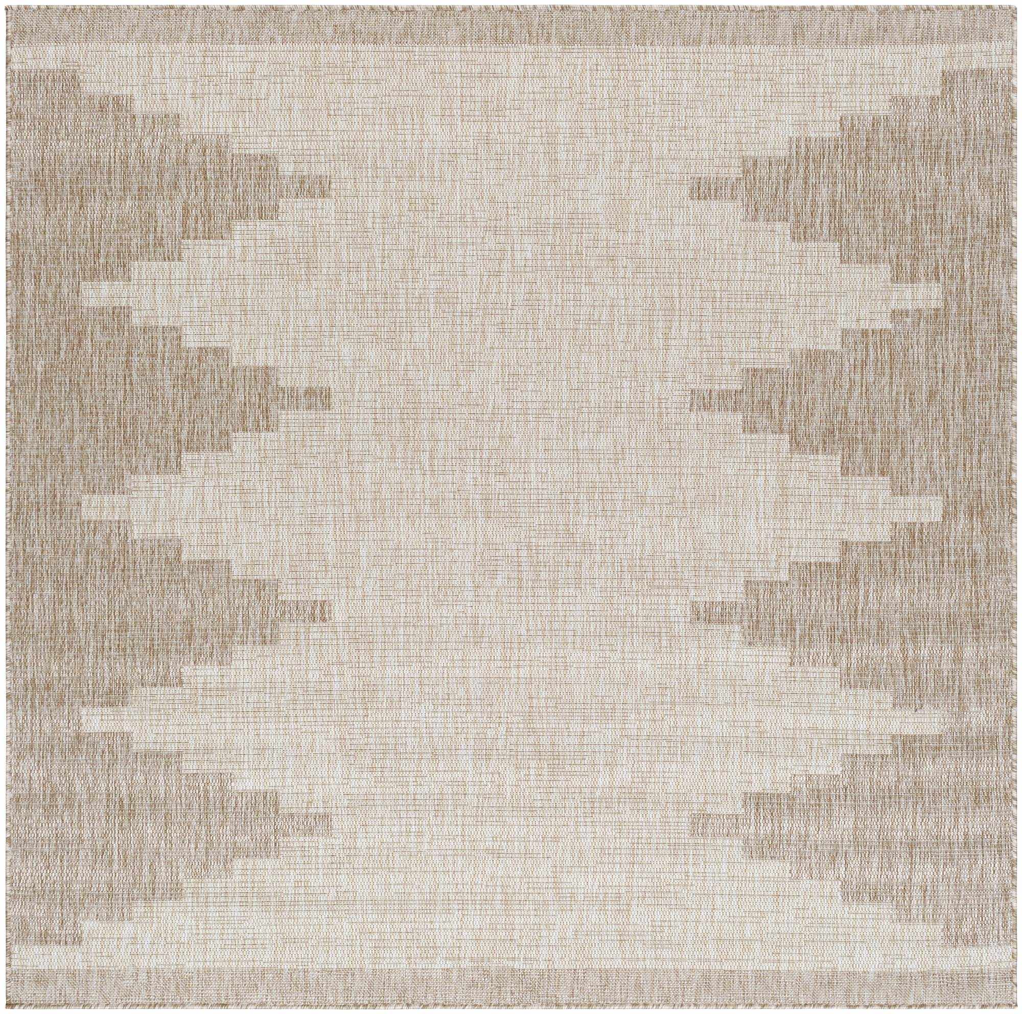 Alfombra beige para interior y exterior Djugun