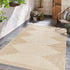 Alfombra beige para interior y exterior Djugun