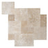 Denizli Beige Antique Pattern Travertine Tile - Full Truckload