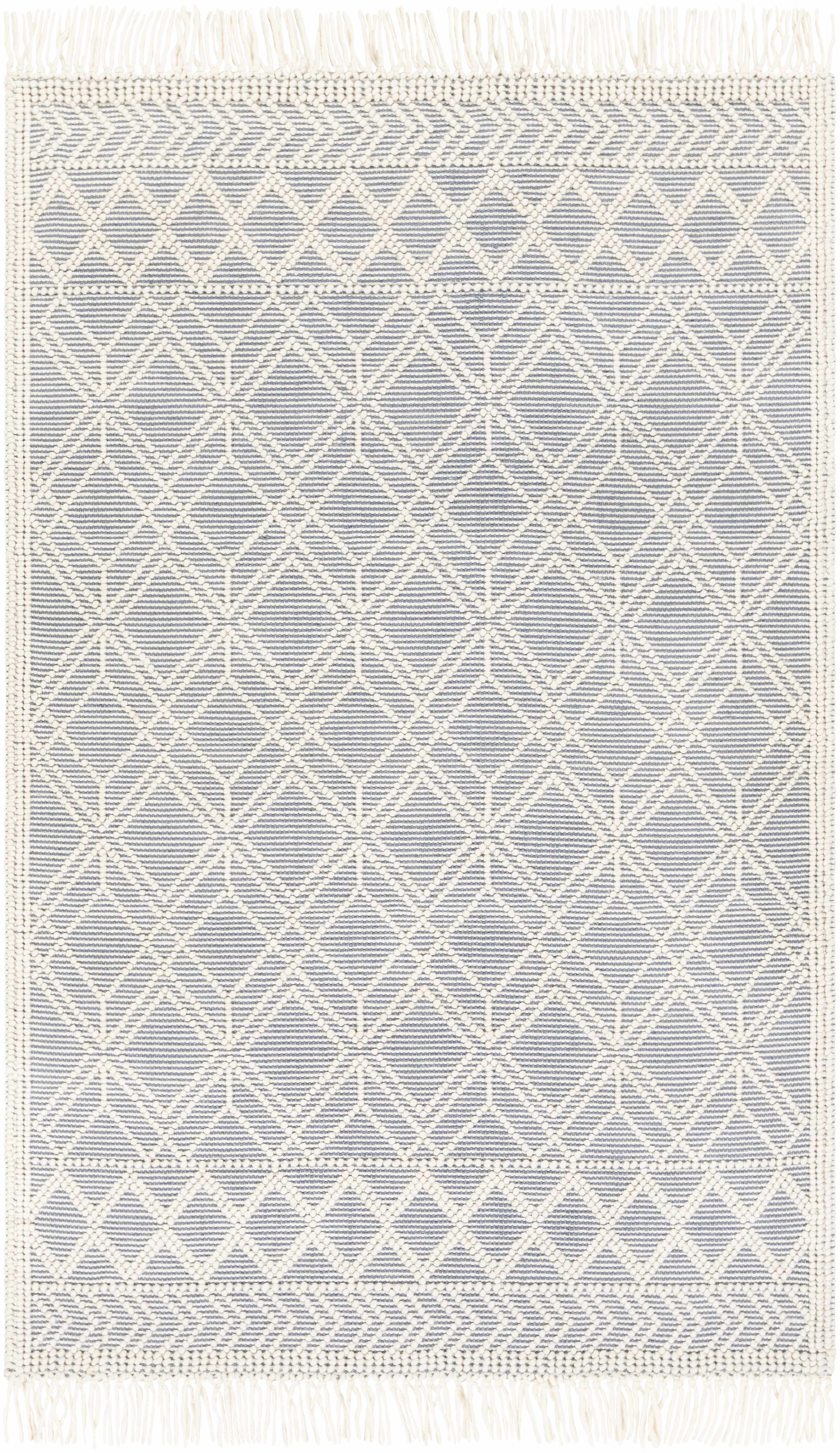 Alfombra de lana azul denim de Ramsbury