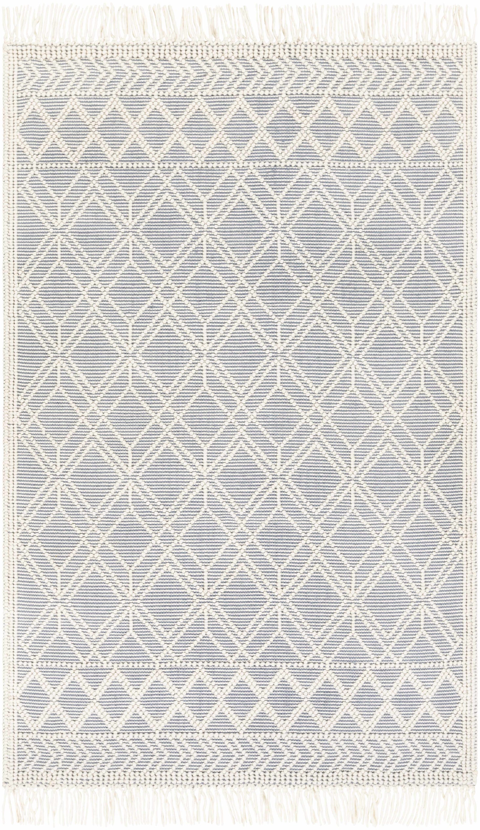 Alfombra de lana azul denim de Ramsbury