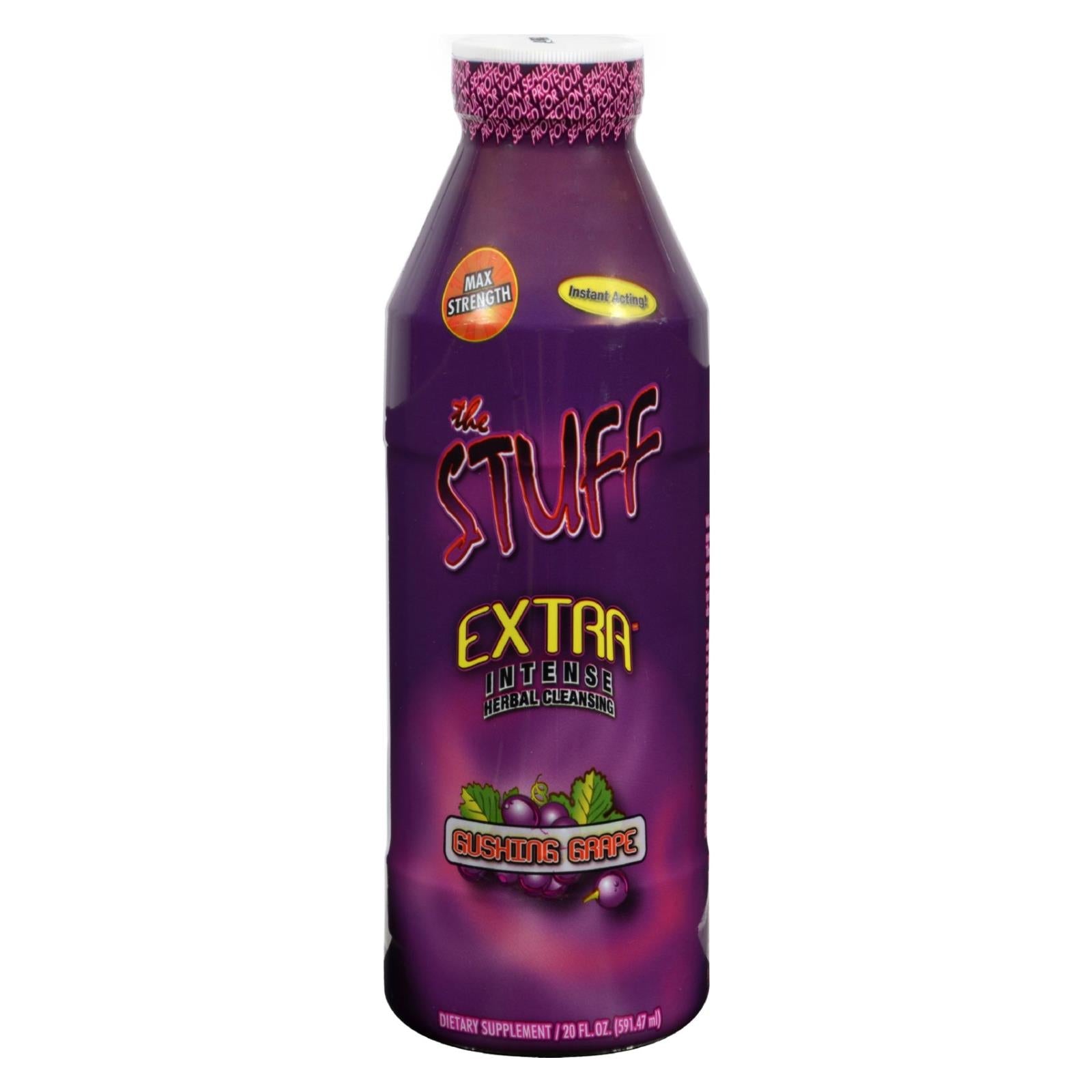 Limpiador herbal Detoxify Extra Stuff de uva - 20 onzas líquidas