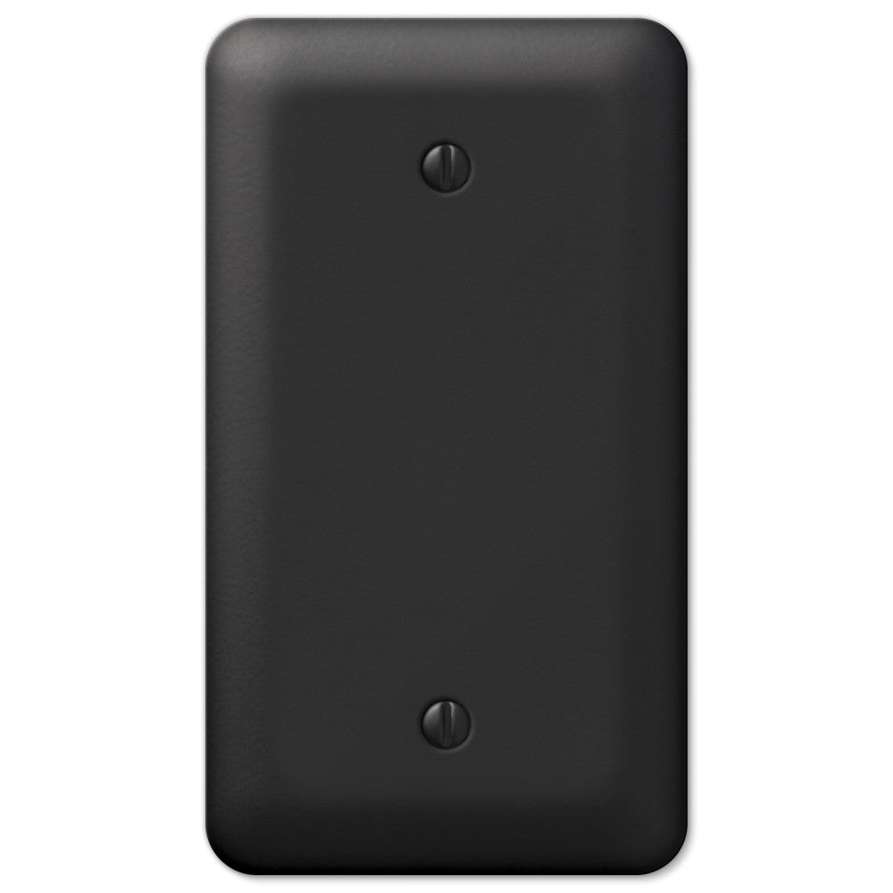 Devon Black Steel - 1 placa de pared en blanco
