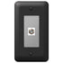 Placa de pared con conector para cable Devon Black Steel - 1