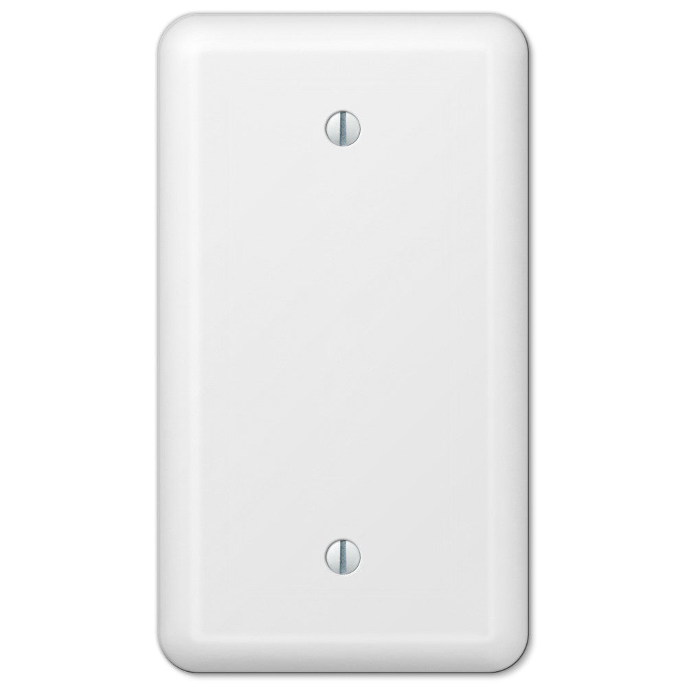 Devon White Steel - 1 placa de pared en blanco