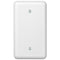 Devon White Steel - 1 placa de pared en blanco