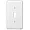 Placa de pared con 1 palanca de acero blanco Devon