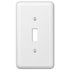 Placa de pared con 1 palanca de acero blanco Devon