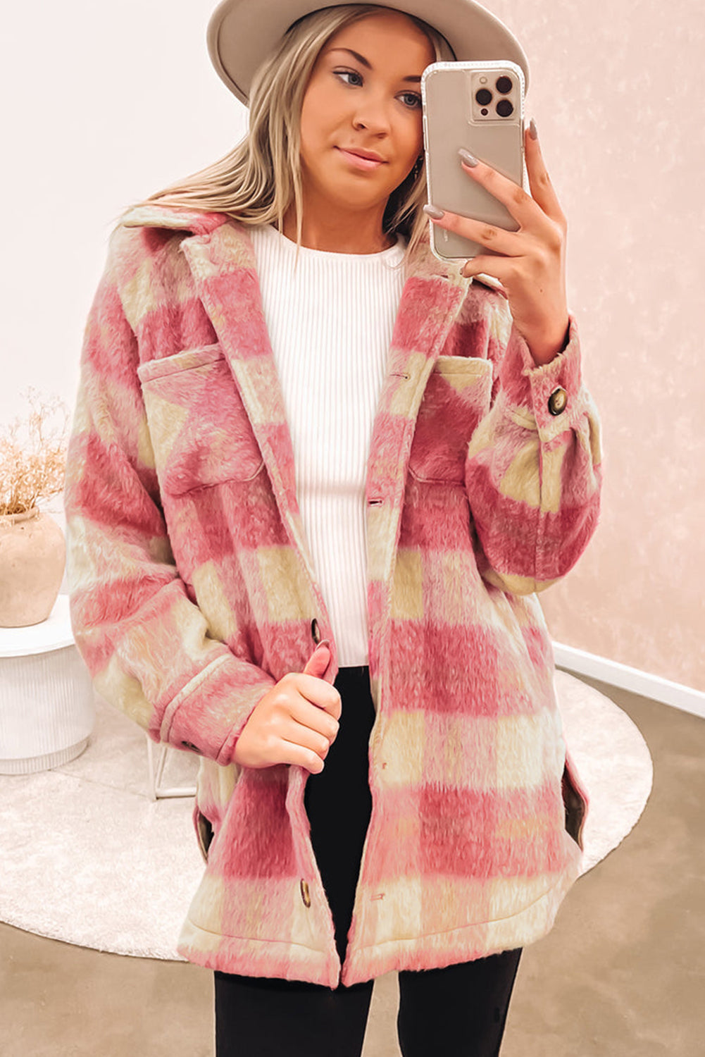 Lovely Plaid Shacket for Spring