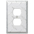 Placa de aluminio con forma de diamante - 1 placa de pared dúplex