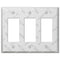 Placa de aluminio con forma de diamante: placa de pared con 3 balancines