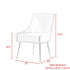 Christine Armless Dining Chair (set of 2)