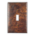 Cobre oscuro envejecido - 1 placa de pared con palanca