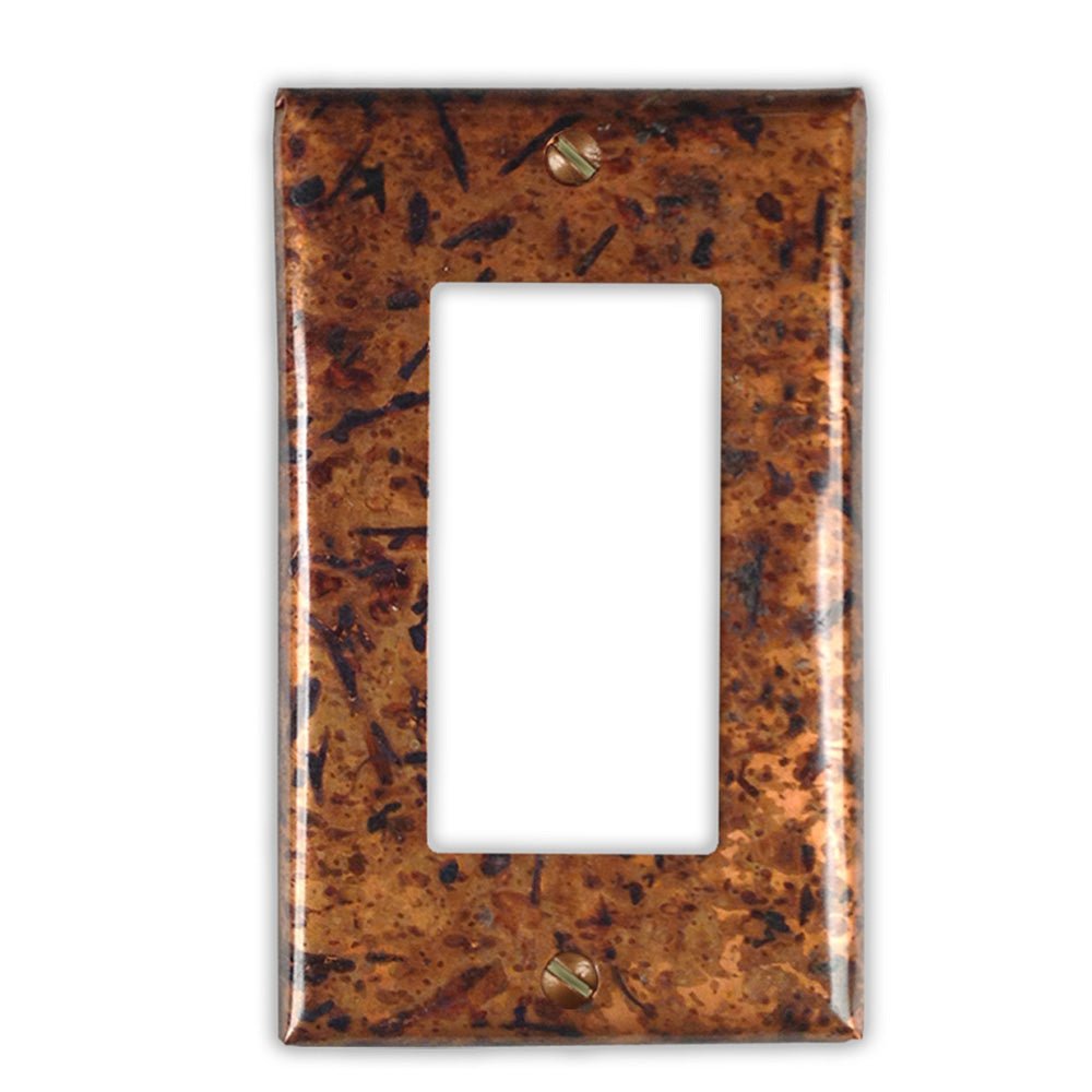 Cobre claro envejecido - 1 placa de pared basculante