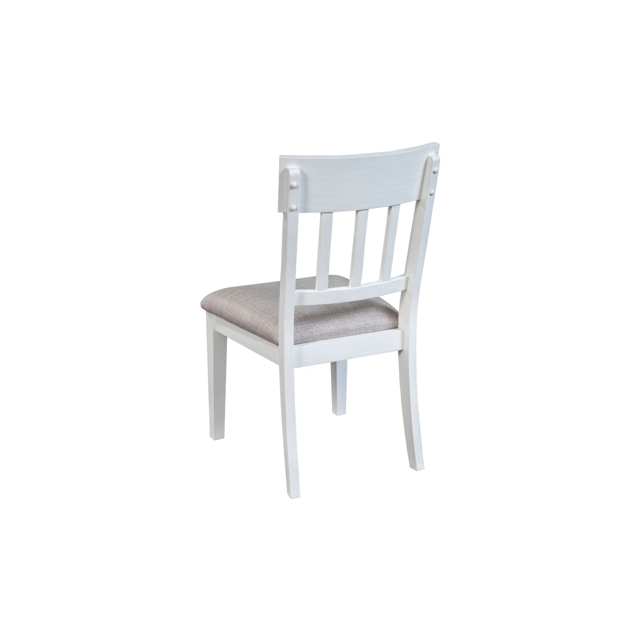 Juego de 2 sillas auxiliares Donham, color blanco