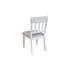 Juego de 2 sillas auxiliares Donham, color blanco