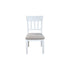 Juego de 2 sillas auxiliares Donham, color blanco
