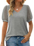 Cream Puff Sleeve Jumper