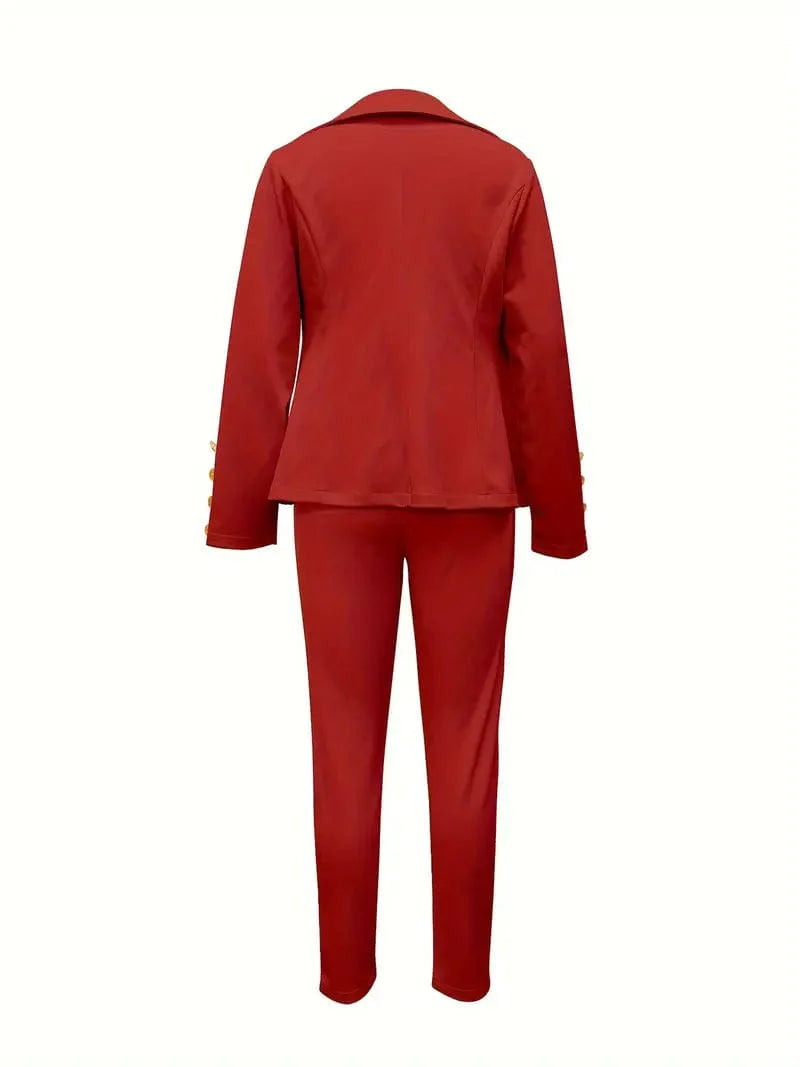 Classic Blazer and Pants Set for Women