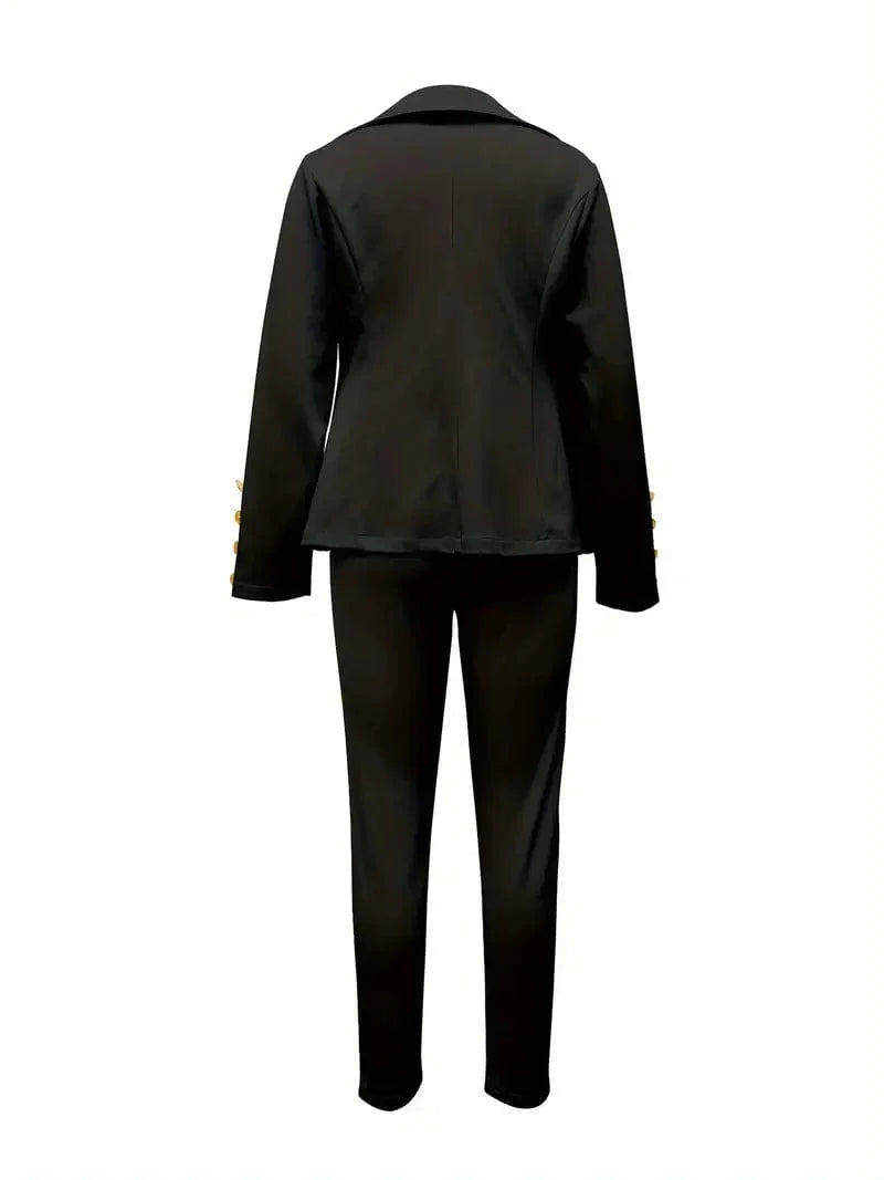 Classic Blazer and Pants Set for Women