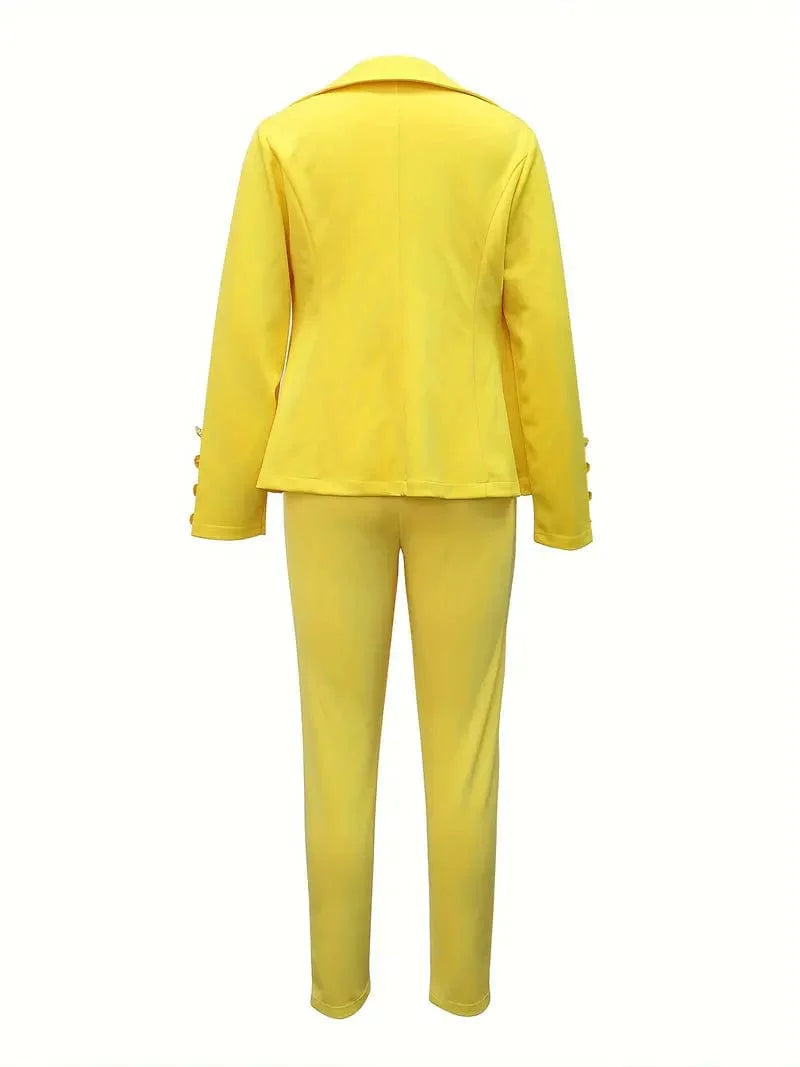Classic Blazer and Pants Set for Women