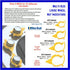 Indicador multitamaño Ken-Tool 30603 Hexchex de 30-38 mm | Paquete de 100